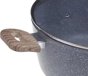 ΚΑΤΣΑΡΌΛΕΣ POT+LID FORGED ALU NATURE FIVE 28CM  111009A