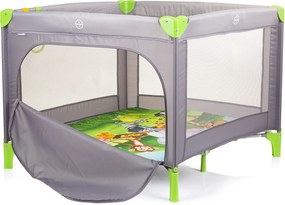 Παρκοκρέβατο Pop Up Jungle grey