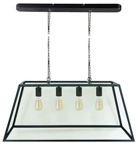 Φωτιστικό Οροφής Black VK/03155/PE/B VKLed Metal