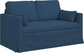 vidaXL Σετ Καναπέ 2 pcs Μπλε 139 x 78 x 80 εκ ύφασμα