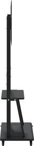 vidaXL Βάση Τηλεόρασης με Τροχούς 32-90Ιν. Max VESA 800x600χιλ. 100κ.