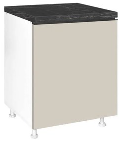 Floor Kitchen Cabinet LINA D60 1V Μπέζ