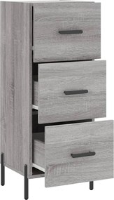vidaXL Ντουλάπι Γκρι Sonoma 34,5x34x90 εκ. από Επεξεργασμένο Ξύλο