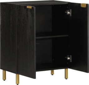 vidaXL Μπουφές Μαύρος 60x33x75 εκ. από Επεξεργασμένο Ξύλο