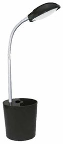 Πορτατίφ LED Με Μολυβοθήκη Aca Hullen 16035LEDBK Black
