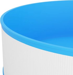 vidaXL Πισίνα Φουσκωτή Λευκή 350 x 90 εκ.