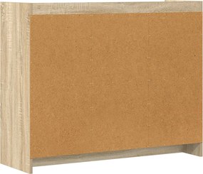 vidaXL Πλαϊνό γραφείο Sonoma Oak 98,5 x 33 x 80 εκ Επεξεργασμένο Ξύλο