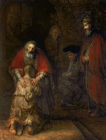 Αναπαραγωγή Return of the Prodigal Son, c.1668-69, Rembrandt Harmensz. van Rijn