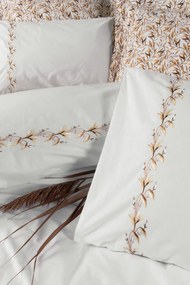 Ranforce Double Quilt Cover Set Polite - Cinnamon Cinnamon