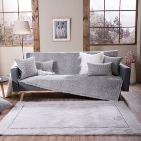 Ριχτάρι Maryland 11 L ight Grey Teoran Τριθέσιο 180x300cm Cotton-Acrylic