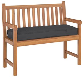 vidaXL Μαξιλάρι παλέτας για πάγκο Μαύρο 120 x 40 x 8 εκ Ύφασμα Oxford