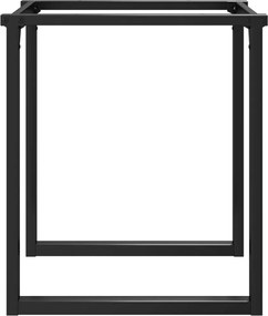 vidaXL Πόδια Τραπεζαρίας σε Σχήμα «Ο» 60x60x73 εκ. Ατσάλι