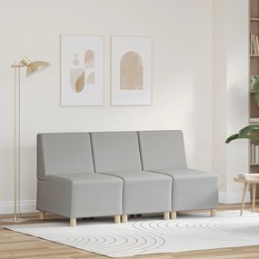 vidaXL Καθίσμα Σαλονιού 3 pcs Σκούρο γκρι 55 x 74 x 82 εκ. ύφασμα