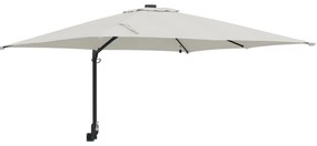 vidaXL Ομπρέλα Κήπου Άμμος 248.5 x 247.5 x 160 εκ. ύφασμα