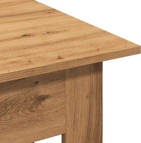 vidaXL Τραπεζάκι Σαλονιού Αρτισιανή Δρυς 102x55x42εκ. Επεξ. Ξύλο
