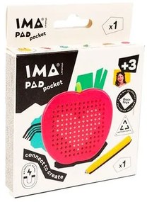 Imanix Μαγνητικό Παιχνίδι Δημιουργίας Imapad Κόκκινο Μήλο 190554
