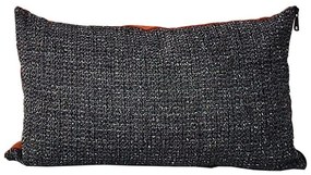 Μαξιλάρι Διακοσμητικό (Με Γέμιση) Tuil 018884 Anthracite-Maroon 45X45 Polyester,Fabric