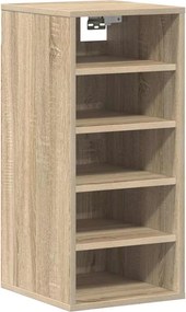 vidaXL Παπουτσοθήκη Sonoma Δρυς 31,5 x 35 x 70 εκ. από Επεξ. Ξύλο