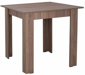 Τραπέζι Κουζίνας Kelvin HM2427.05 80x80x77cm Sonama Oak Truffle Μελαμίνη