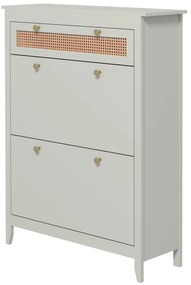 HOMCOM Έπιπλο Παπουτσιών για 12 Ζευγάρια, με 1 Συρτάρι που εξέρχεται, 2 Συρτάρια ανατροπής, Έπιπλο Παπουτσιών, 88 x 30 x 120 cm, Πράσινο