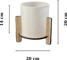 Φωτιστικό Επιτραπέζιο Δρυς PINE TABLE LAMP 14x14x20