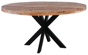 Τραπέζι Lizard ΕΑ7055 150x78cm Natural-Black