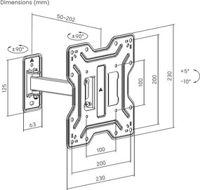 Βάση Τηλεόρασης Aisens WT43TSE-411 43"