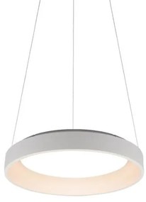 Κρεμαστό Φωτιστικό Οροφής Φ78 APOLLO LED 48W 3000K 4100LM ACA-BR81LEDP78WH-Λευκό BR81LEDP78WH
