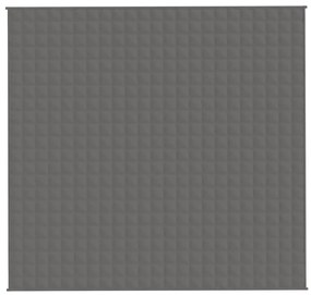 vidaXL Κουβέρτα Βαρύτητας Γκρι 220 x 230 εκ. 11 κ. Υφασμάτινη