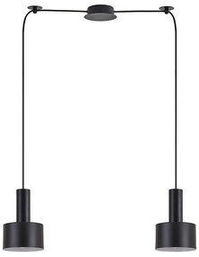 Φωτιστικό Οροφής Adept Tube 77-8543 50x14x300cm 2xE27 60W Black Homelighting