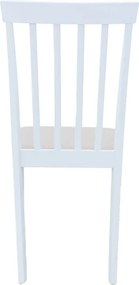 Καρέκλα Houston pakoworld σε λευκή απόχρωση 40x49x94εκ