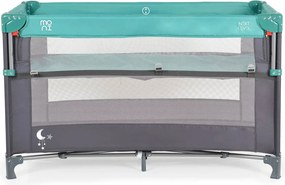 Παρκοκρέβατο 2 Θέσεων (0+ Μηνών/Έως 14kg) Moni Next level Turquoise