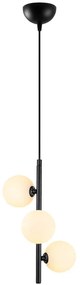 Φωτιστικό Οροφής Domino 942FLG1285 36x36x46cm 3xG9 10W Black-White Opviq