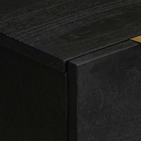 vidaXL Μπουφές Μαύρος 60x33x75 εκ. από Επεξεργασμένο Ξύλο
