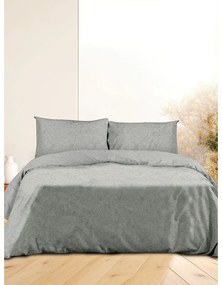 Σετ Σεντόνια Flannel 2040 Grey Μονό (160x260)