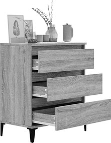 vidaXL Ντουλάπι Γκρι Sonoma 60x35x70 εκ. από Επεξεργασμένο Ξύλο