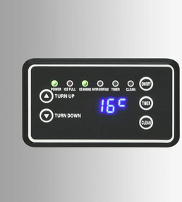 vidaXL Παγομηχανή Ασημί 45 κ. / 24 ώρες