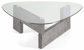 Τραπέζι Σαλονιού Castore CASTORE/CEMENTO 120x70x41cm Concrete Ikone Casa