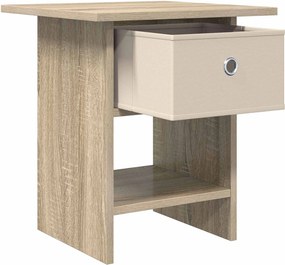 vidaXL Κομοδίνο Δρύς Sonoma 41 x 40 x 45 εκ Επεξεργασμένο Ξύλο
