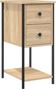 vidaXL Κομοδίνα 2 Τεμ. Sonoma Δρυς 32x42x70 εκ. από Επεξεργασμένο Ξύλο