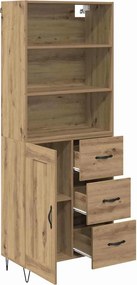 vidaXL Highboard 2 pcs Artisan Oak 69,5 x 34 x 180 εκ.