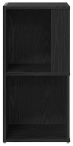 vidaXL Γωνιακό Ντουλάπι Μαύρη Δρυς 33x33x67 εκ Επεξεργασμένο Ξύλο