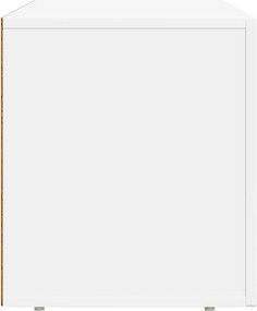 vidaXL Ντουλάπι TV Λευκό 80 x 35 x 40 εκ Επεξεργασμένο ξύλο