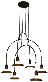 HL-3528-6 EVERDINA BLACK PENDANT HOMELIGHTING 77-3826