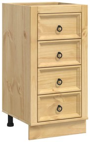 vidaXL Ντουλαπιού Μέλι 40 x 46 x 81 εκ. Στερεά ξυλεία πεύκου