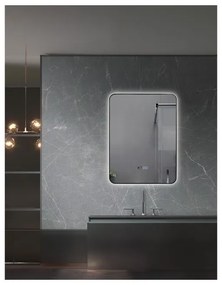 Sparke Vigo Καθρέφτης Led με κορνίζα Αλουμινίου 8mm 60x80