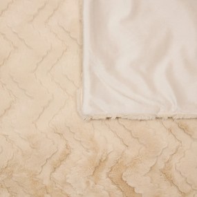 Κουβέρτα Γούνινη Ημίδιπλη (180x230) A-S Nalia Beige 223225A