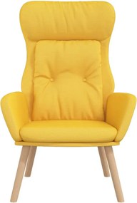 vidaXL Πολυθρόνα Relax Κίτρινο Μουσταρδί Υφασμάτινη