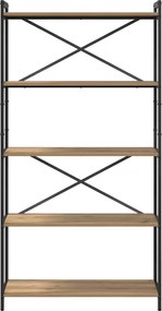 vidaXL Ράφι Βιβλίων 80 x 30 x 155 εκ Επεξεργασμένο ξύλο Artisan Oak