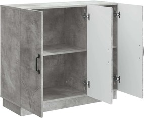 vidaXL Πλαϊνό γραφείο Γκρι Σκυροδέματος 89 x 34,5 x 77 εκ.